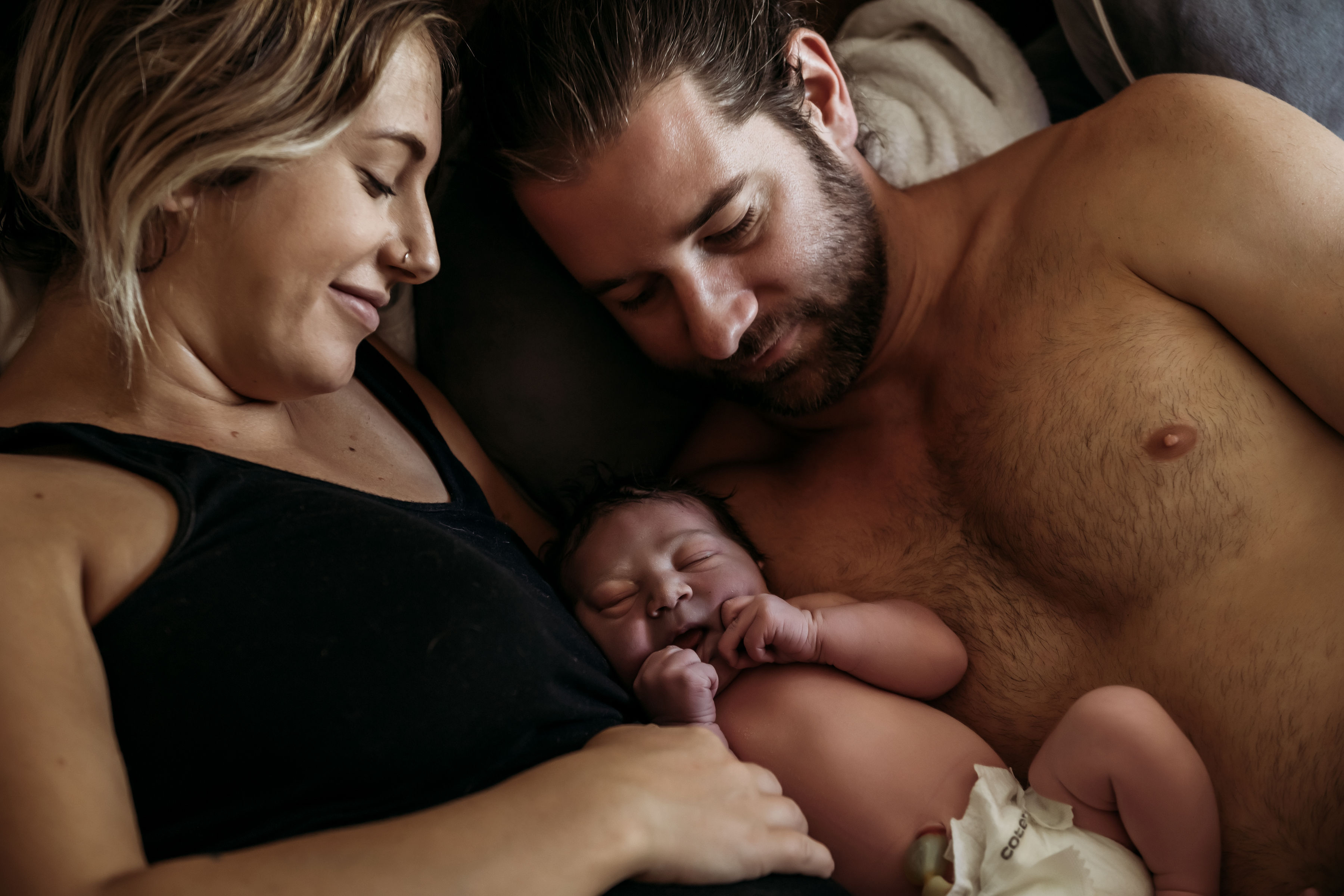 Mom and Dad with Baby